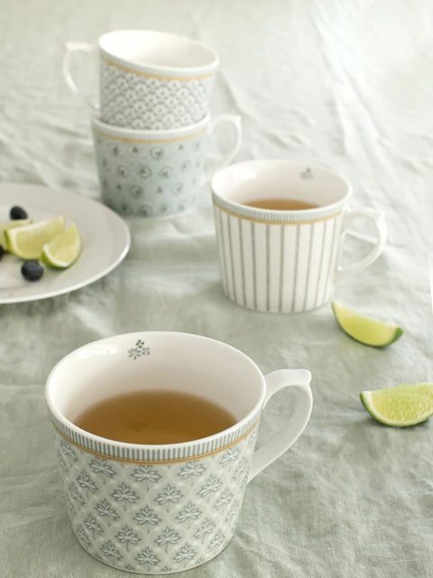 [LA-KIT-007] Mugs – Bone China White Set of 4