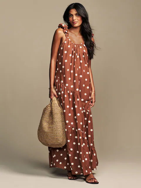 [LA-CLO-006] Wrap Dress – Botanical