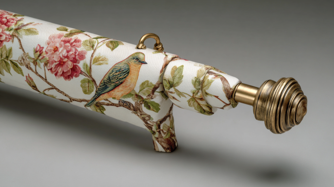 [LA-DEC-006] Curtain Pole – Antique Brass 180cm